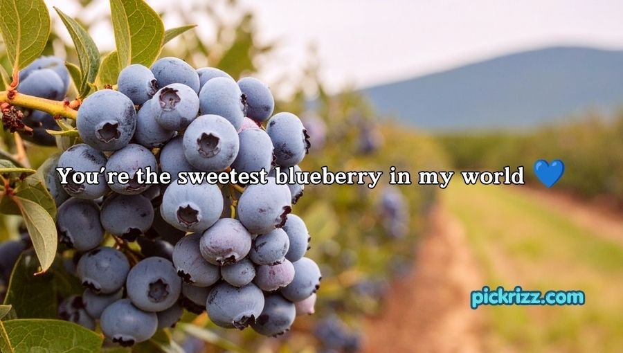 Blueberry Pickup Lines