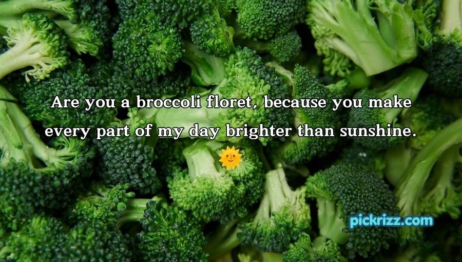 Broccoli Pickup Lines