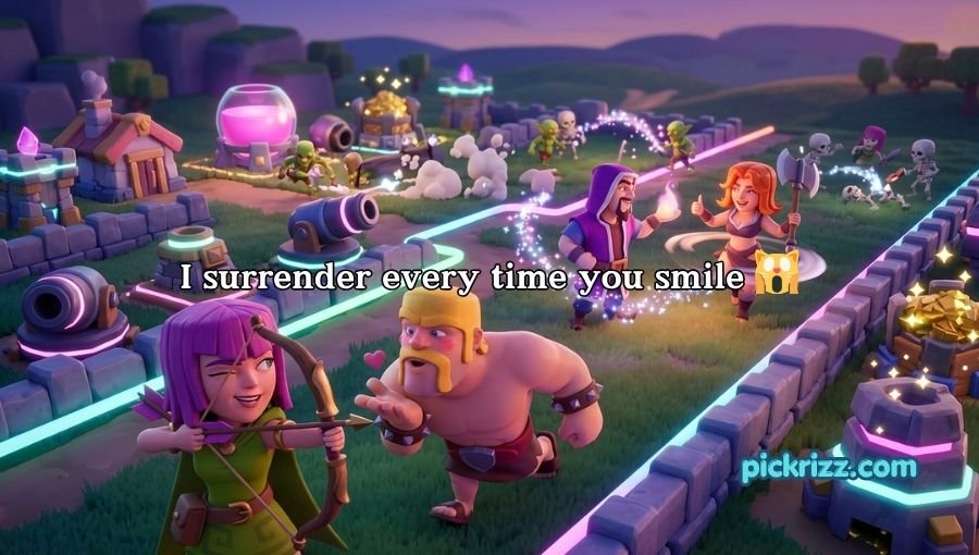 Clash of Clans Pick Up Lines