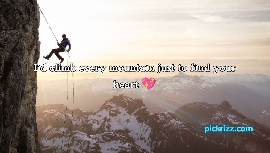 Climber Pick Up Lines