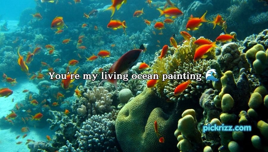 coral reef pick up lines