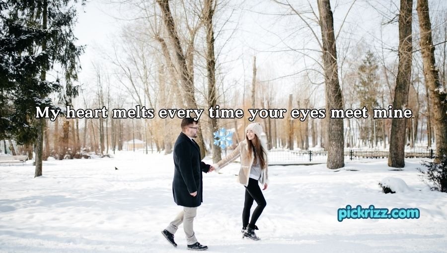 Frozen pick up lines