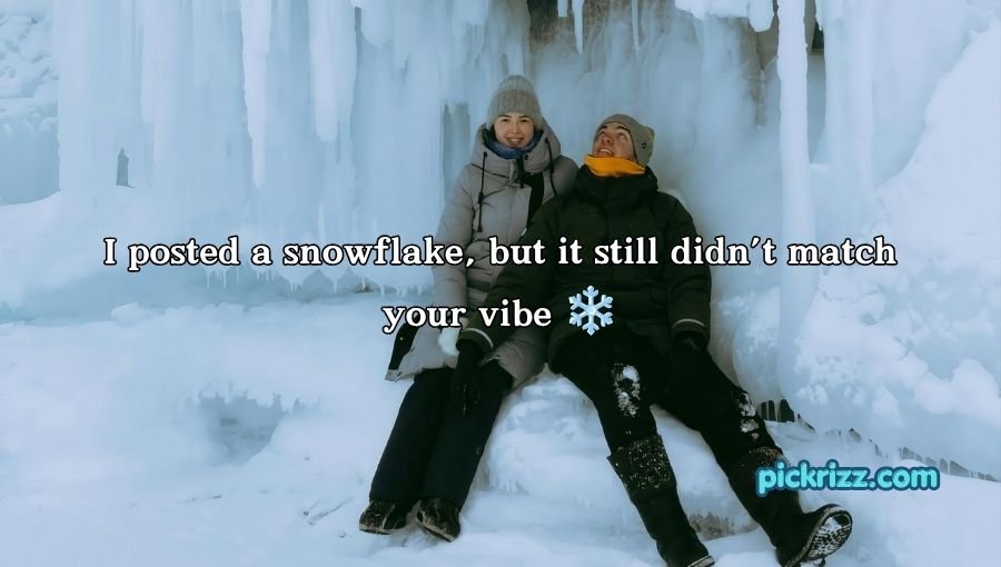 Frozen pick up lines