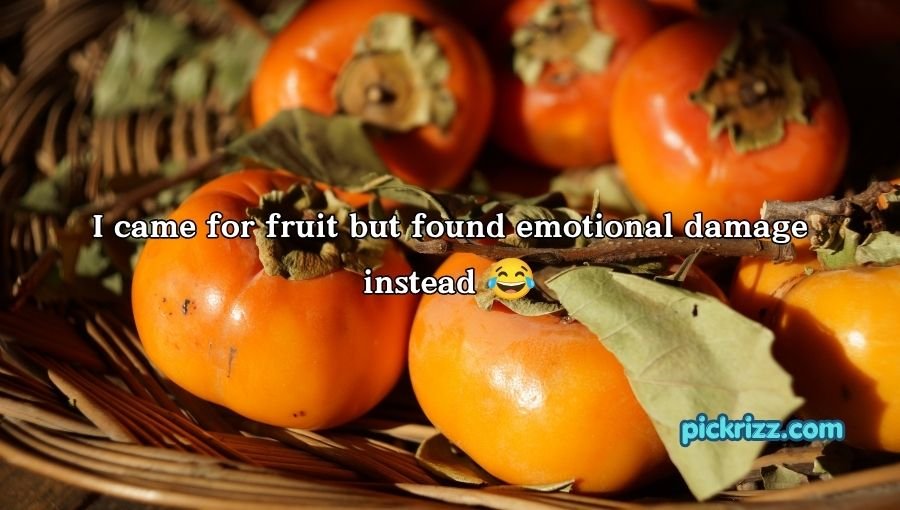 Persimmon Pick Up Lines