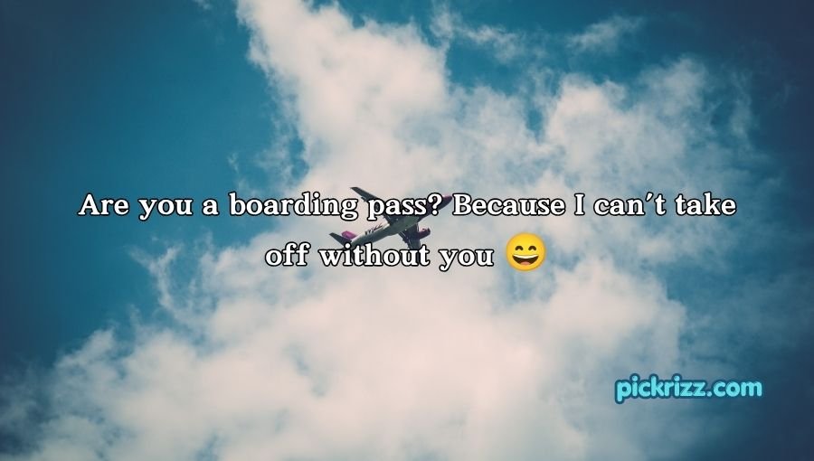 Plane Pick Up Lines