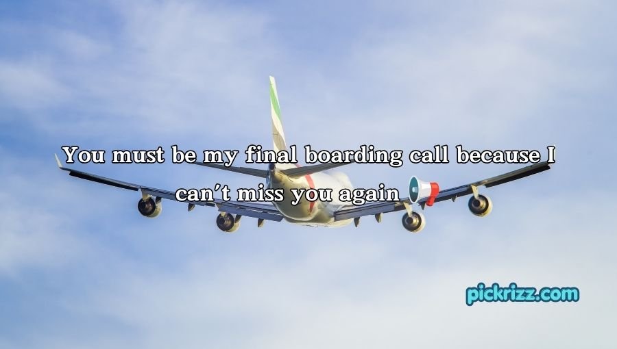 Plane Pick Up Lines