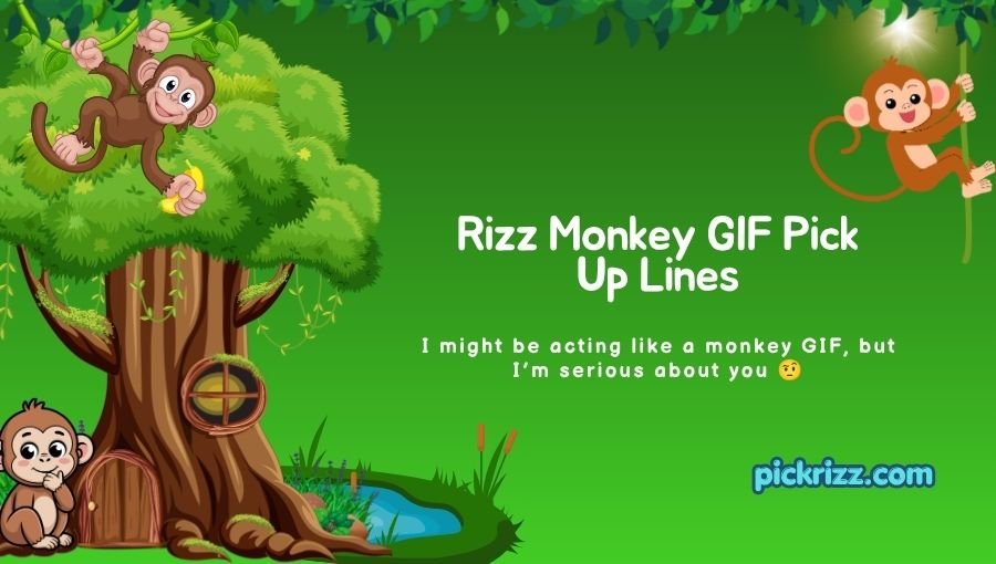 Rizz Monkey GIF Pick Up Lines