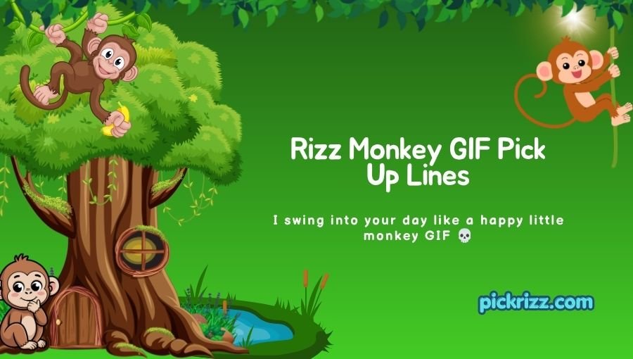 Rizz Monkey GIF Pick Up Lines