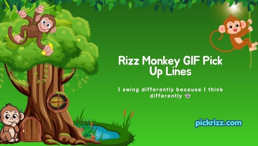 Rizz Monkey GIF Pick Up Lines