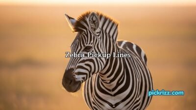 Zebra Pickup Lines