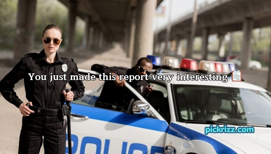 cop pick up lines