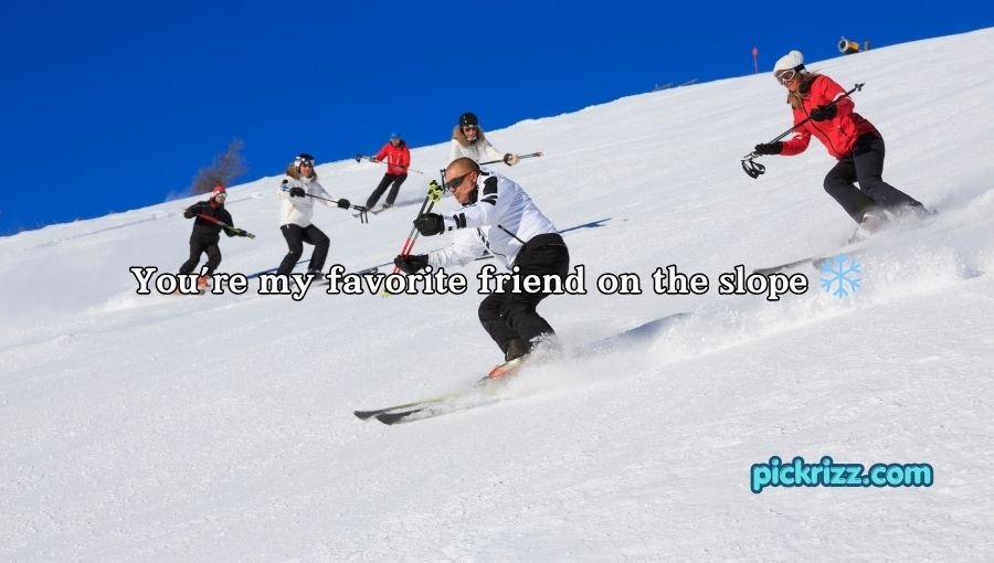 skiing pick up lines